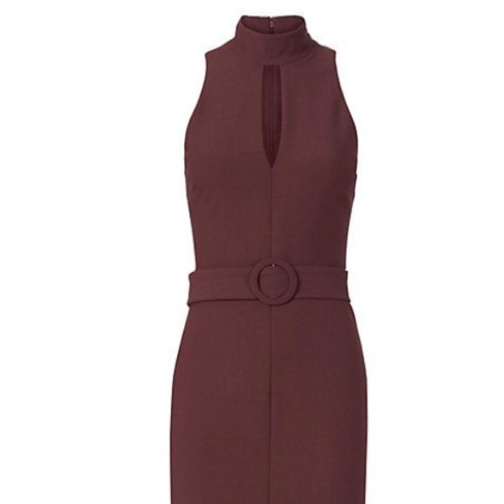 Cinq a Sept Keyhole Midi Dress - Picture 3 of 6